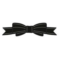 Drawing of Black Bow vector