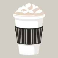 Illustration of Paper Coffee Cup vector