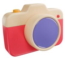 Stylized camera on transparent background png