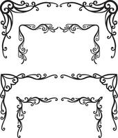 Cascade Decor Set, Botanical Line Art vector
