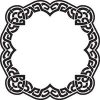 Celtic Frame Design Line Art vector