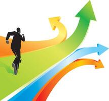 Fast Corporate Direction, Business and Finance vector