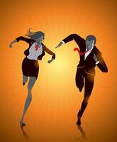 Business Urgency, Rushing Executives vector