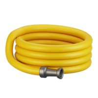 3d rendering farm and agriculture icon concept. 3d render water hose icon png