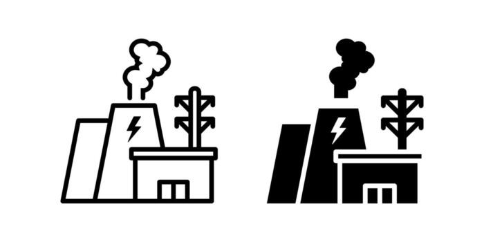 Factory icon. for mobile concept and web design. illustration vector