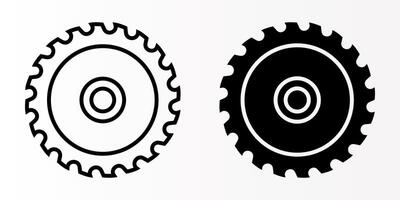 Circular Saw icons set. Saw sign. for mobile concept and web design. illustration on white background vector