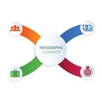 Unique infographic icon modern presentation design vector