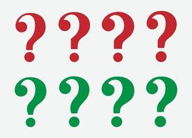 Question Mark Icon Set. Minimal Question Mark Icon Set. Bold Question Symbol Pack. Clean Question Mark Vectors. vector