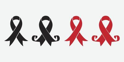 Ribbon Icons Collection. Decorative Ribbon Set. Curved Ribbon Design Elements. Classic Banner Ribbon Icons. vector