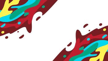 abstract colorful background of various melting colors vector