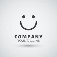 Smile Logo Design Icon Template vector