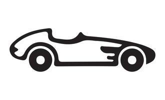 race car liner icon. vector