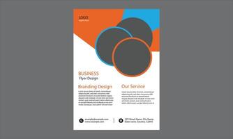 This is a business flyer design with a bold and professional layout, vector
