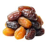 Dried Dates and Apricots Isolated on Transparent Background png