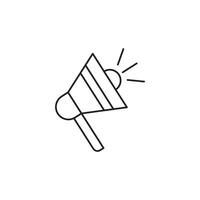 announce icon with white background vector