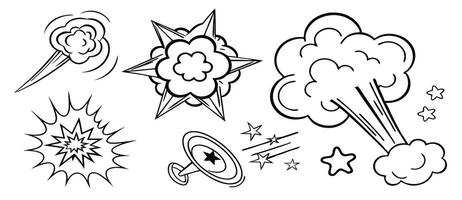 Clouds, and Star vector