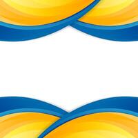 Colorful abstract wave line design background. vector