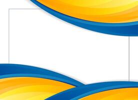 Colorful abstract wave line design background design vector