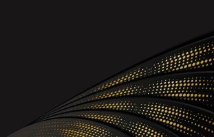 Luxury gold abstract wave background design template. vector