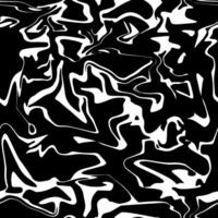 seamless pattern abstract unique liquid black white vector