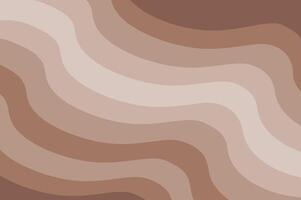 Background, wavy, lines. Colors of 2025, mocha mousse. Banner, simple abstract geometric background, graphics, design for poster, web banner. vector