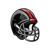 Dynamic Defense Classic American Football Helmet Illustration Design On White Background vector
