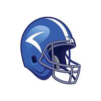 Classic Gridiron Style American Football Helmet Illustration Design vector