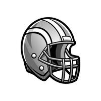 Safety Meets Style The Ultimate American Football Helmet Illustration Design vector