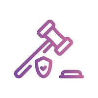 A simple icon for the theme, fair trial vector