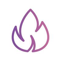 A simple icon for the theme, beautiful flame vector