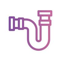 A simple icon for the theme, sewer pipeline vector