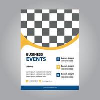 Geometric business banner template design vector