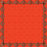 Chinese style background in red tone and gold design vector