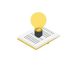 knowledge skill learning from books in isometric vector