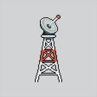 Pixel art illustration Electric Tower. Pixelated Power Electric. Electric Tower Power Icon pixelated for the pixel art game and icon for website and game. old school retro. vector