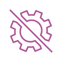 Disruption Icon Element For Design Graphic vector