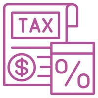Tax Costs Icon Element For Design Graphic vector