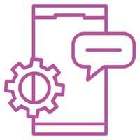 Smartphone Icon Element For Design Graphic vector