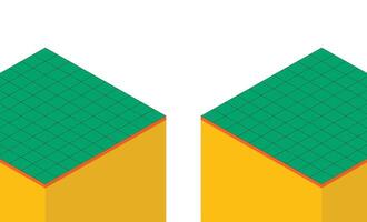 Illustration background block grid retro vector