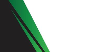 Abstract Design Background with a combination of green and black colors in a modern style vector