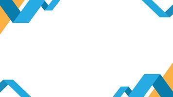 Abstract background design with modern technology style with a combination of white, blue and orange colors. vector