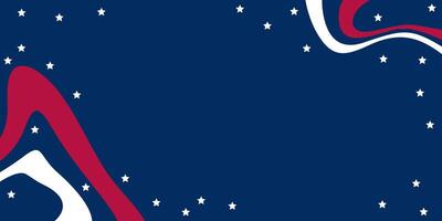 american flag background with empty space for text. design for banner, poster, social media. vector