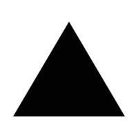 abstract triangle isolated vector