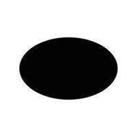 ellipse shape design vector