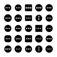 More icon set vector