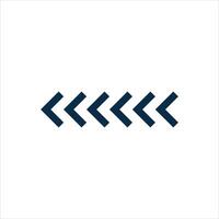 A blue arrow pointing down on a white background vector