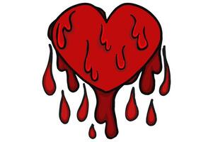 A Heart Melting for Valentine's Event vector
