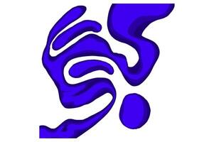 Fluid Wave Abstract Design vector