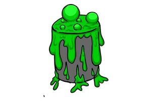 Overflowing Cauldron of Bubbling Potion vector