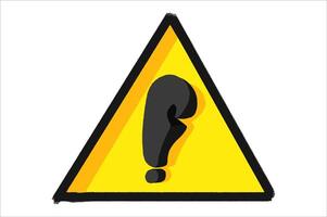 Warning Sign with Exclamation Mark Danger Symbol vector